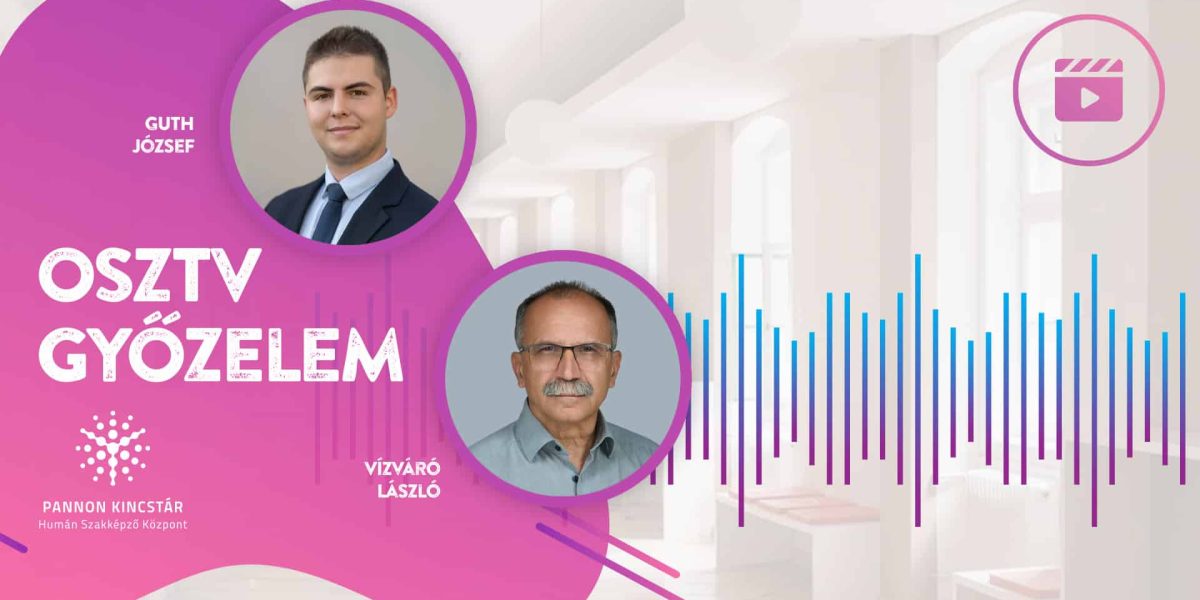 OSZTV győzelem, Pannon Kincstár: Guth József és Vízvári László menőápoló oktatókról videóanyag borító.